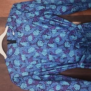 VTG 1970s blue dress